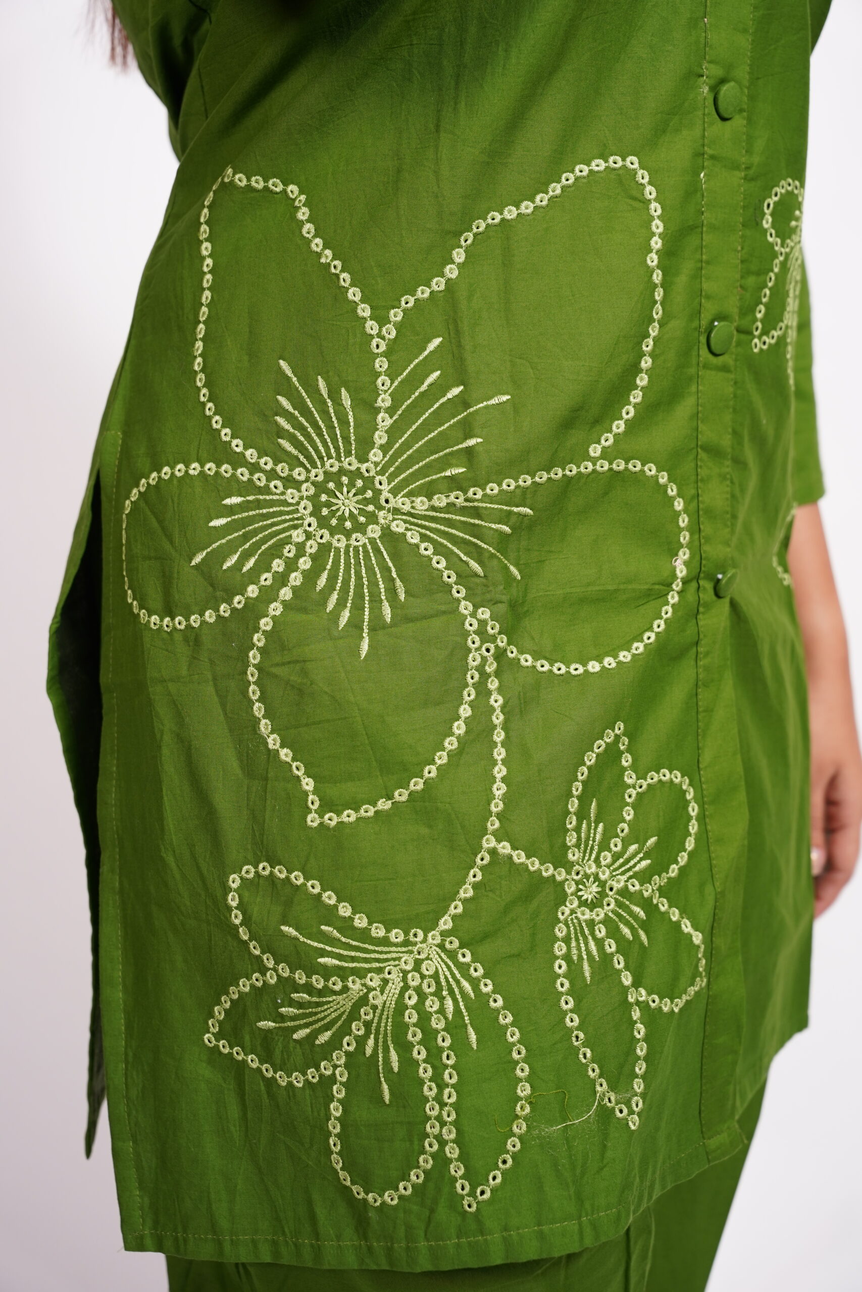 green kurti set 5 elegant green kurti full hand set
