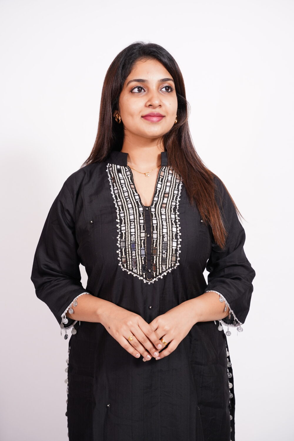 black co ords salwar set
